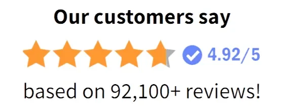 Jelly Force rated 4.92 out of 5 based on 92,100+ reviews